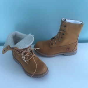 TIMBERLAND TEDDY FOLD DOWN FLEECE BOOT